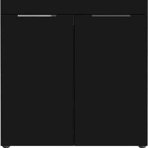 GERMANIA Kombikommode Oakland, Breite 83 cm, Fronten und Oberboden mit Glasauflage