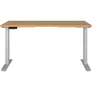 GERMANIA Schreibtisch Jet, elektrisch höhenverstellbar, moderne Farbvariationen, Breite 120/140/160/180 cm, Made in Germany