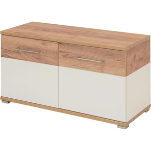Schuhbank GERMANIA Topix Sitzbänke Gr. B/H/T: 96 cm x 51 cm x 40 cm, weiß Schuhschrank Schuhbänke und Schuhtruhen Sitzbänke