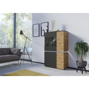 Geschirrschrank Bobbye mit Beleuchtung