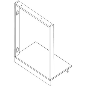 Geschirrspül-Umbauset 60 x 87 x 6cm Weiß