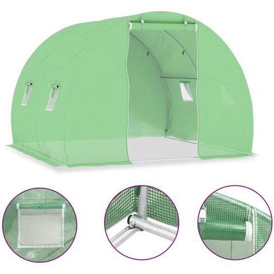 Gewächshaus 6 m² 3x2x2 m