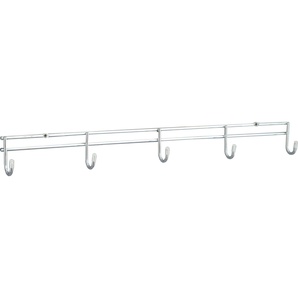Schlüsselleiste GGG MÖBEL RENATE Hakenleisten Gr. B/H/T: 57 cm x 6 cm x 4 cm, silberfarben Schlüsselaufbewahrung aus Metall