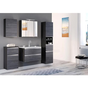 Giessbach Spiegelschrank Dante Spanplatte Graphit 80x64x20 cm (BxHxT)