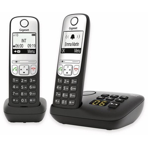 GIGASET DECT-Telefon A690A Duo, schwarz L36852-H2830-B101