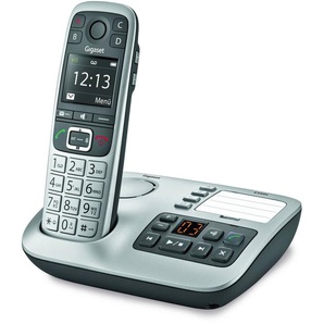 GIGASET Schnurloses DECT-Großtasten-Telefon E560A, mit Anrufbeantworter