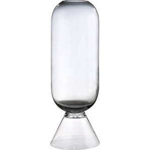GILDE Bodenwindlicht Luxo, Weihnachtsdeko (1 St), aus Glas, Höhe ca. 80 cm