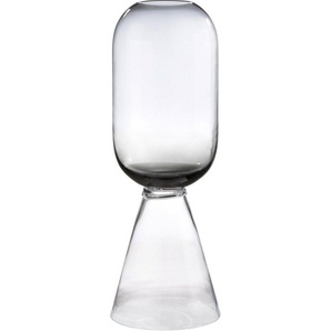 GILDE Bodenwindlicht Luxo, Weihnachtsdeko (1 St), aus Glas, kann auch als Blumenvase verwendet werden