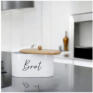GILDE Brotkorb Brotkasten Vita weiß H.23 cm, (1-tlg)