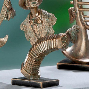 GILDE Dekofigur Skulptur Akkordeonspieler (1 St)