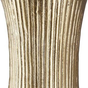 GILDE Dekovase Face (1 St), Vase aus Aluminium, Dekoobjekt
