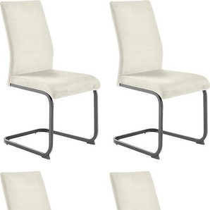 MCA furniture Freischwinger MCA TICINO Schwingstuhl, (4er-Set), Schwingstühle, Schwinger, Komfortsitzhöhe von ca. 48 cm