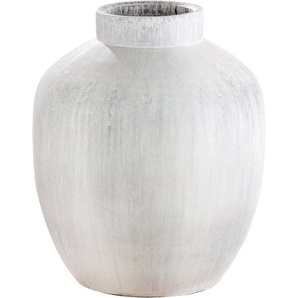 GILDE Tischvase Silva, Höhe ca. 35 cm (1 St), dekorative Vase aus Keramik, Blumenvase
