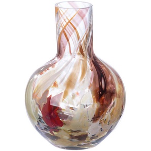 GILDE Tischvase Vase Roslin Höhe ca. 21 cm (1 St), Europäische Handarbeit, aus durchgefärbtem Glas