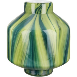 GILDE Tischvase Verdo, Höhe ca. 22 cm (1 St), dekorative Vase aus Glas, Blumenvase