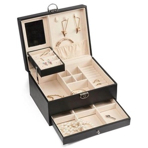 Gillian Jones - Large classic jewelry box - Black
