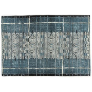 Gino Falcone In-und Outdoor-Teppich  Aurora ¦ blau ¦ Synthetische Fasern ¦ Maße (cm): B: 80 H: 0,5