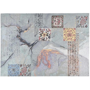 Gino Falcone Teppich  Cosima ¦ blau ¦ Baumwolle ¦ Maße (cm): B: 80 H: 0,3