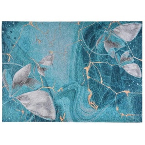 Gino Falcone Teppich - blau - Synthetische Fasern - 80 cm - 0,3 cm | Möbel Kraft