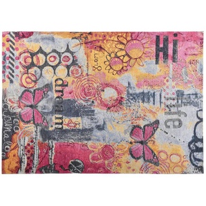 Gino Falcone Teppich - mehrfarbig - Baumwolle - 160 cm - 0,6 cm | Möbel Kraft