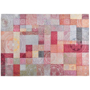 Gino Falcone Teppich Cosima ¦ mehrfarbig ¦ Baumwolle ¦ Maße (cm): B: 130 H: 0,3