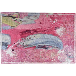 Gino Falcone Teppich  Cosima ¦ rosa/pink ¦ Baumwolle ¦ Maße (cm): B: 160 H: 0,3