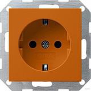 Gira SCHUKO Steckdose orange 145602