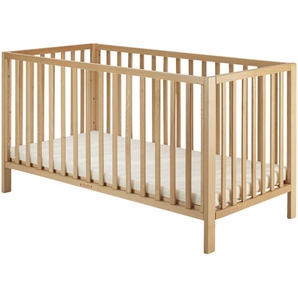 Gitterbett - holzfarben - Materialmix - 76 cm - 80 cm | Möbel Kraft