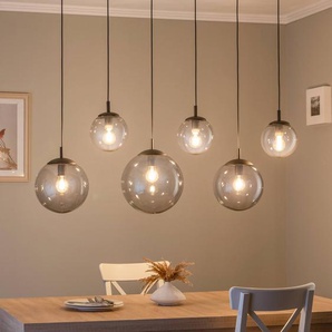 Glas Hängelampe Esme TK Lighting, dimmbar, alu / grau / zink, für Wohn- / Esszimmer, Glas, Modern, Pendelleuchte 5383