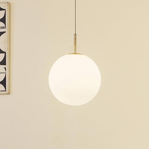 Glas Hängelampe Joran Lucande, weiß / opal, für Wohn- / Esszimmer, Glas, Modern, Pendelleuchte 10030127
