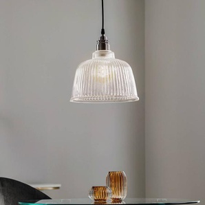 Glas Hängelampe Leana Lamkur, dimmbar, klar / transparent, für Wohn- / Esszimmer, Glas, Pendelleuchte LW741919
