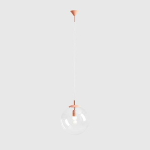 Glas Hängelampe Nohr ALDEX, dimmbar, terracotta, für Wohn- / Esszimmer, Glas, Modern, Pendelleuchte 562G11