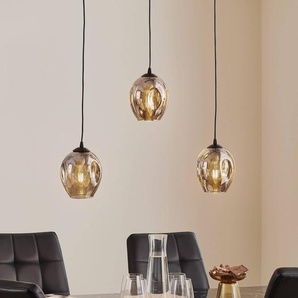 Glas Hängelampe Starla EMIBIG LIGHTING, dimmbar, schwarz, für Wohn- / Esszimmer, Glas, Modern, Pendelleuchte 680/3