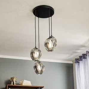 Glas Hängelampe Starla EMIBIG LIGHTING, dimmbar, schwarz, für Wohn- / Esszimmer, Glas, Modern, Pendelleuchte 680/4PREM