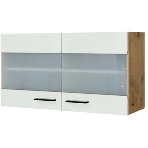 Glas-Hängeschrank Ens | creme | 100 cm | 54,8 cm | cm 32,0 |