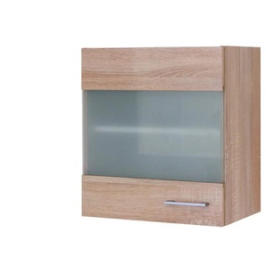 Glas-Hängeschrank Mol | holzfarben | 50 cm | 54,8 cm | cm 32,0 |