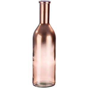 Glas Vase Douro Kupfer Metallic