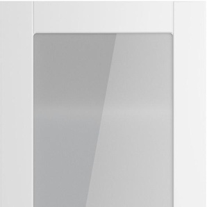 Glashängeschrank OPTIFIT Ahus Schränke Gr. B/H/T: 50 cm x 89,6 cm x 34,9 cm, 1 St., weiß (weiß matt, weiß) Glashängeschrank Breite 50 cm