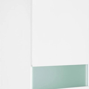 Glashängeschrank OPTIFIT Roth Schränke Gr. B/H/T: 50 cm x 89,6 cm x 34,6 cm, 1 St., Komplettausführung, weiß (weiß, weiß) Hängeschränke Breite 50 cm, 89,6 cm hoch