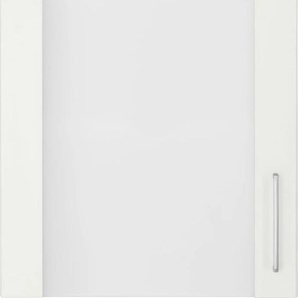 Glashängeschrank WIHO KÜCHEN Zell Schränke Gr. B/H/T: 50 cm x 56,5 cm x 35 cm, weiß (front und korpus: weiß) Hängeschränke