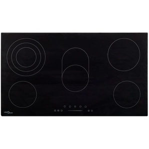 Glaskeramik-Kochfeld mit 5 Platten Touch Control 77 cm 8500 W