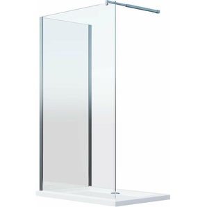 Giorgy - Glaswand 8 mm für Walk-in Dusche Eckvariante, Doppelglas 8 mm umkehrbar CM.90 Glas + Glas 120