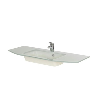 Glaswaschtisch Amstetten | weiß | 112 cm | 1,5 cm | cm 48,0 |