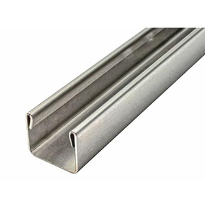 Glaszentrum Hagen - 2440x15x11 mm u Edelstahl Wandprofil - Bodenprofil - Fliesenprofil