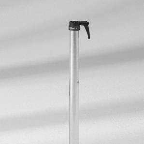 Glatz Übergangsrohr BT  silber  passend zu Bodenhülse BT