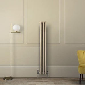 Gliederheizkörper (2-säulig), vertikal 1500mm x 200mm | Braun (Elk Braun) - Regent