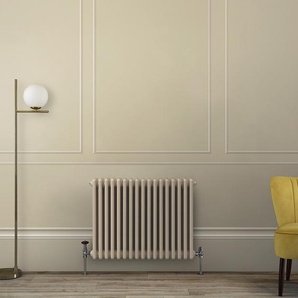 Gliederheizkörper (3-säulig), horizontal - H 600mm x B 785mm x T 100mm - Braun (Elk Brown) - Regent
