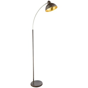 Globo Bogenleuchte , Rost , Metall , 23x155 cm , mit Schalter , Lampen & Leuchten, Innenbeleuchtung, Stehlampen, Bogenlampen