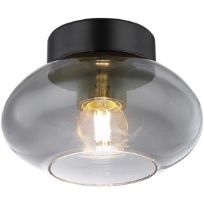 Globo Deckenleuchte, Schwarz, Metall, Glas, 13 cm, Lampen & Leuchten, Innenbeleuchtung, Leuchten nach Räumen, Esstischlampen