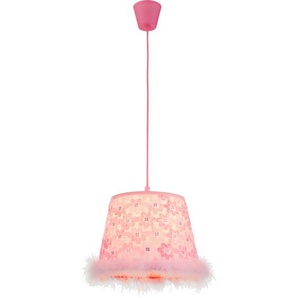 Globo Hängeleuchte Tarso, Pink, Kunststoff, 120 cm, Lampen & Leuchten, Innenbeleuchtung, Hängelampen, Esstischlampen
